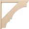 Ekena Millwork 5 1/2-in W x 46-in D x 46-in H Balboa Slat Rough Cedar Woodgrain TimberThane Outlooker, Primed Tan OUTUR055X46X46BOA24RCPR - alternate 5